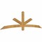 Ekena Millwork Alberta Rough Sawn Timber Gable Bracket, Western Red Cedar, 96"W x 28"H x 2"D x 4"F, 7/12 Pitch GBW096X28X0204ALB00RWR - alternate 5